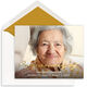 Faux Gold Foil In Memory Of Photo Folded Sympathy Cards Image 3 of 4